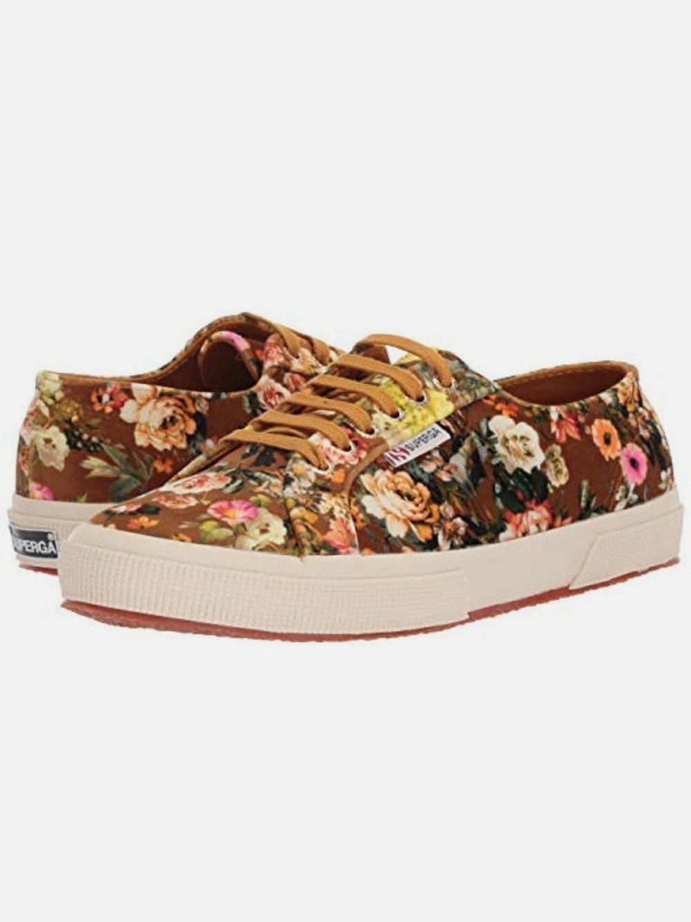 Superga 2750 velvet floral sneakers - Picture 2 of 10